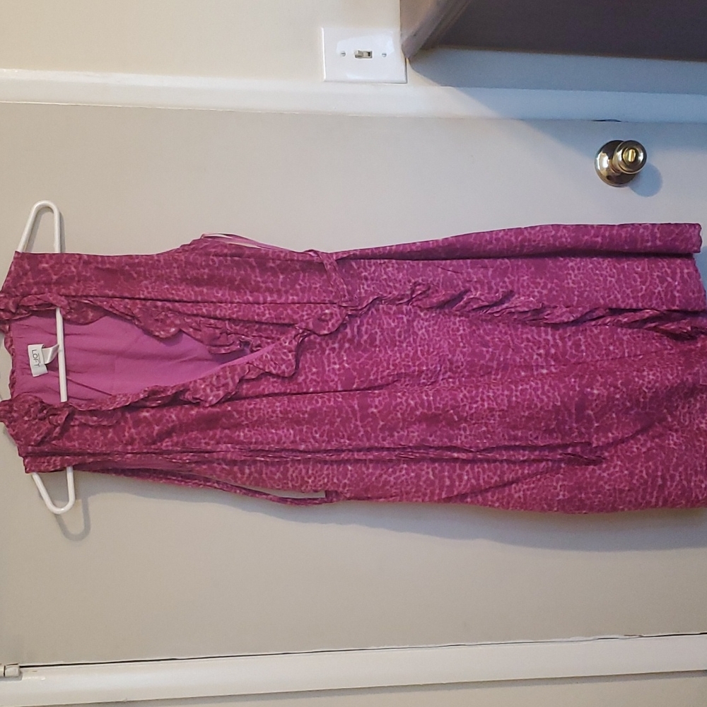 Ann Taylor Loft Pink Sleeveless Dress Size 12